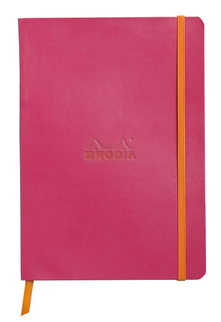 Rhodia Softcover Notebook - A5 - Raspberry - Dotted